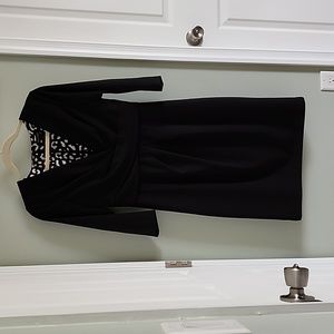 White House Black Market 3/4 sleeve, V-neck, sheath